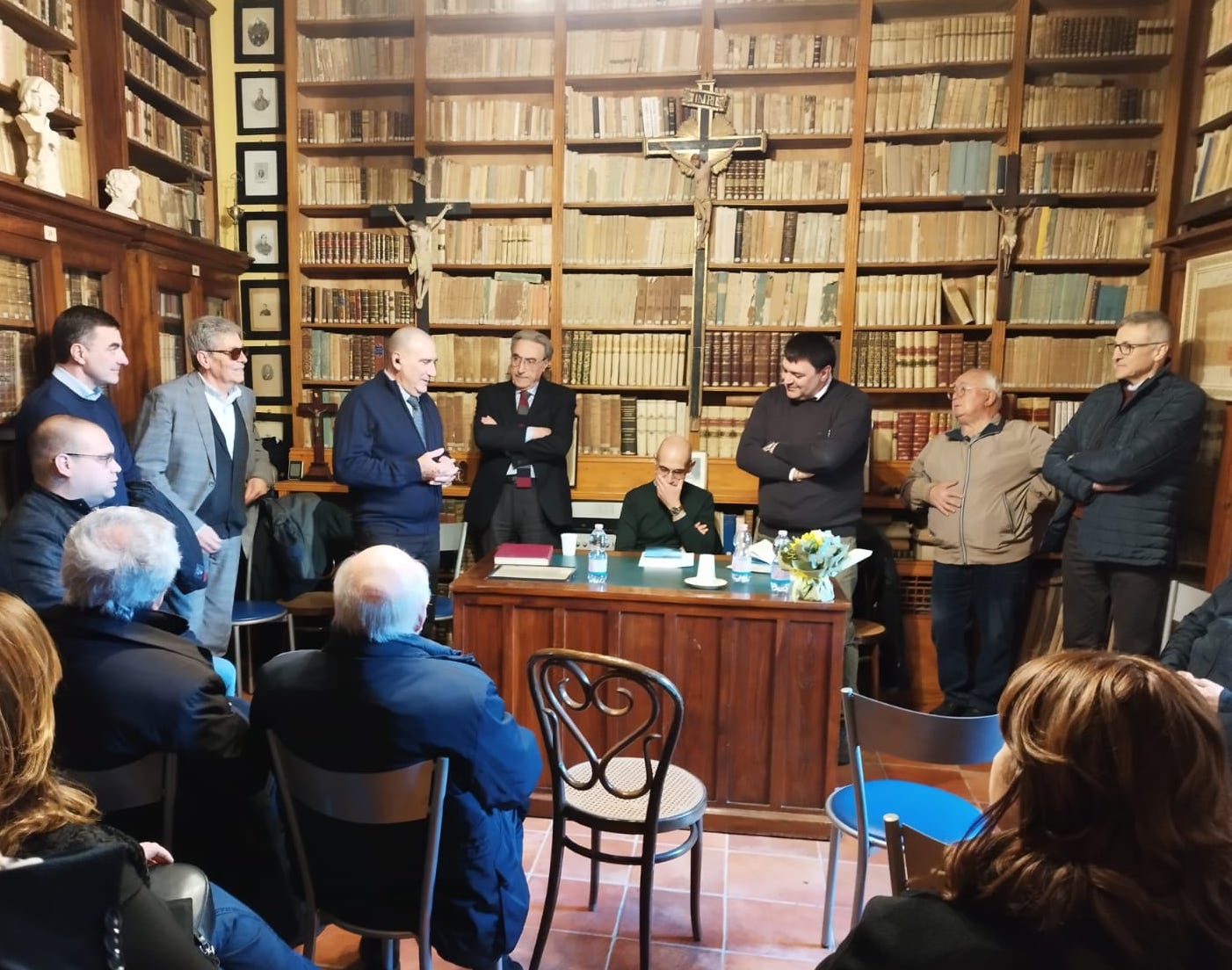 Donata alla Fondazione Biogem la Biblioteca Felice Mazza